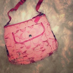 Authentic Coach crossbody messenger bag